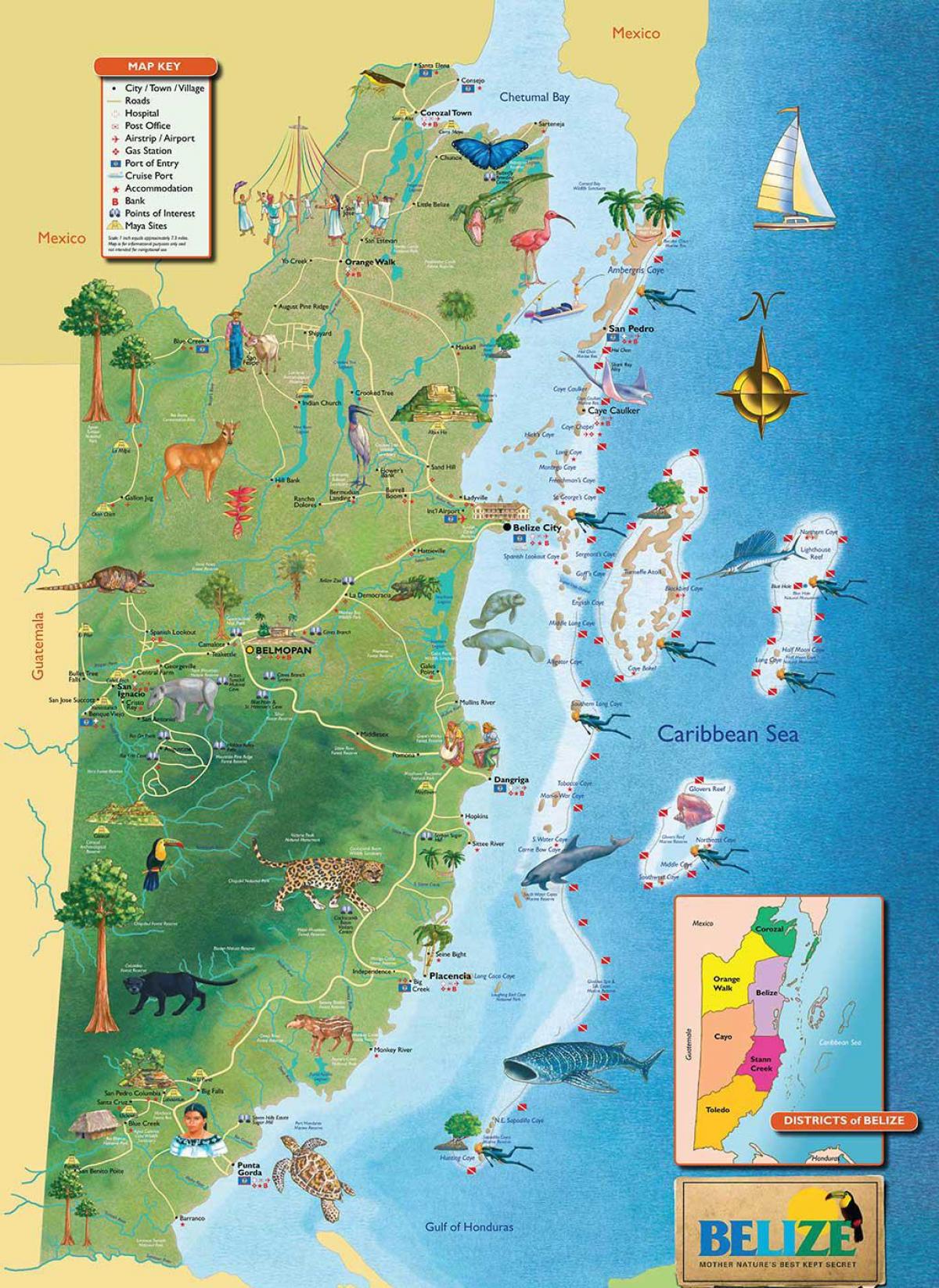 Белиз порт газрын зураг